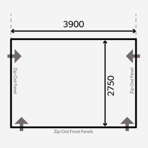 Dometic Floor Plan Club Range 390 25