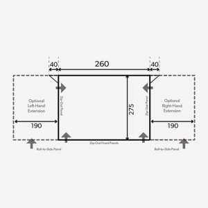 Dometic Floor Plan Club Range 260 24